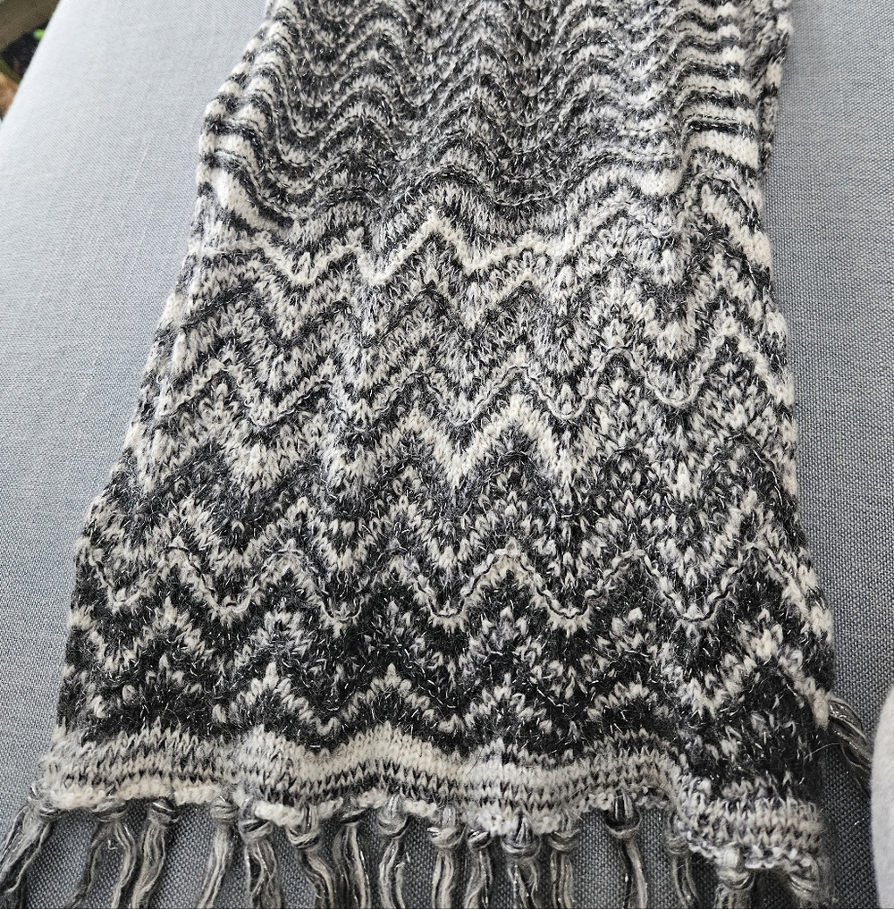 Missoni Black and White Textured Knit